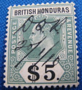 BRITISH HONDURAS 1906  -  SCOTT # 71  USED     (b23)