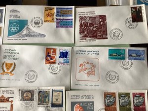 Cyprus first day covers 16 items Ref A1906