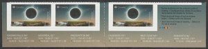Canada 3418 Total Solar Eclipse P footer strip 3 MNH 2024
