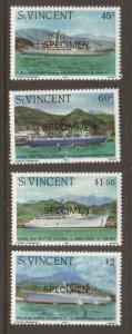 St Vincent #662-5 Mint SPECIMEN