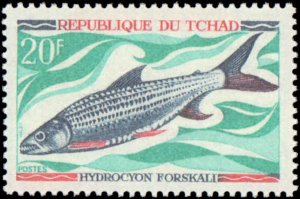 Chad #218-221, Complete Set(4), 1969, Fish, Never Hinged