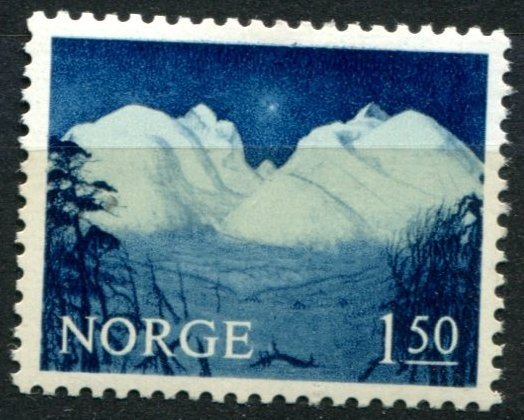 Norway Sc#484 MNH, 1.50k dk bl,  (1965)