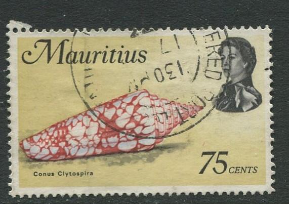 Mauritius - Scott 352 - QEII Pictorial Definitives -1969 -Used -Single 75c Stamp