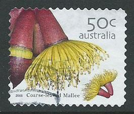 Australia SG 2535 perf 11½  Used  Course Leaved Mallee