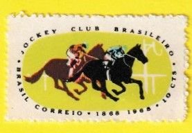 BRAZIL SCOTT#1086 1968 10c JOCKEY CLUB - MNG