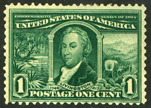 U.S. #323 MINT OG HR