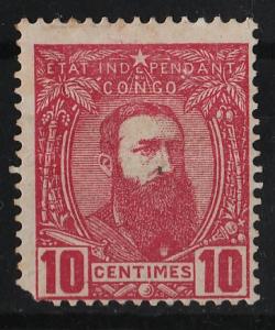 Belgian Congo 1887/94 King Leopold II 10c (1/8) USED