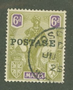 Malta #124 Used Single