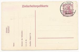 Germany H&G #21 Postal Card Cover October 6, 1917 Feldpost