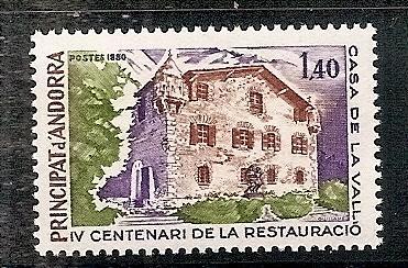 Andorra-French 283 MNH 1980 de La Vali House, Restoration