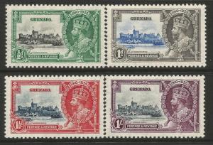 Grenada 1935 Silver Jubilee set very lightly mounted mint