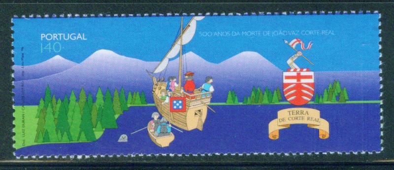 Portugal Scott 2100 MNH** Joao Vaz Corte-Real Explore ship stamp