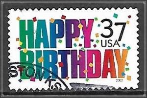 US #3695 Happy Birthday Used