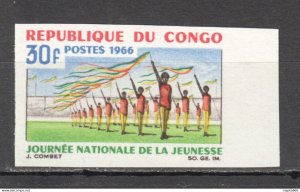 Fr430 Imperf 1966 Congo Sports Flags Michel #86 St Mnh