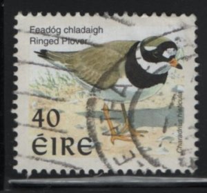 Ireland 1998-99 used Sc 1108a 40p Ringed plover Perf 14 - Birds