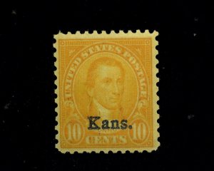 HS&C: Scott #668 Mint Vf/Xf NH US Stamp