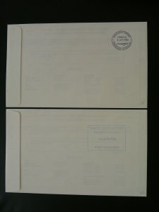 first flight cover Concorde (x2) London East Midlands 1986 British Airways 96510