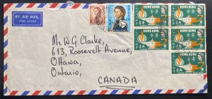 1968 Beacons Field Hong Kong Airmail cover To Ottawa Canada