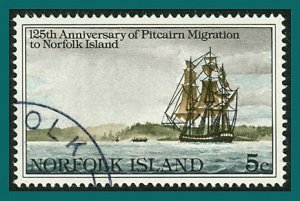 Norfolk Island 1981 Pitcairn Migration, 5c used  #277,SG258