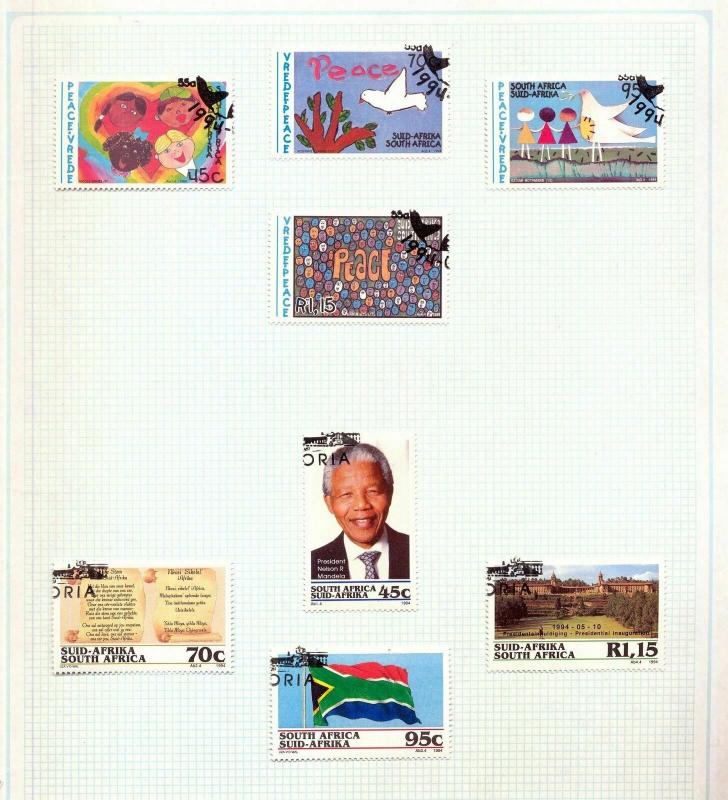 South Africa 1993/97 Wildlife Art Booklet Blocks Used Apprx 120 (Ka193