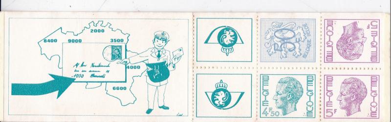 Belgium 1975 Stamp Booklet SB45 Very Good Condition