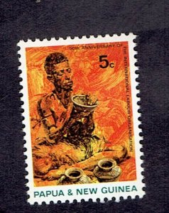 PAPUA NEW GUINEA SCOTT#291 1969 5c POTTER - MNH