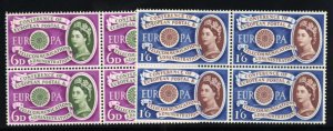 British Commonwealth - Great Britain #377-378 Cat$32, 1960 Europa, set of two...