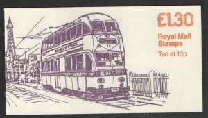 FL5b 1984 Trams book No.3 - Blackpool Folded Booklet - Good perfs - Cyl B12