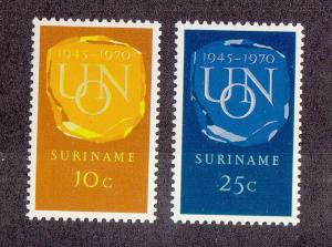 Suriname Scott #373-374 MH