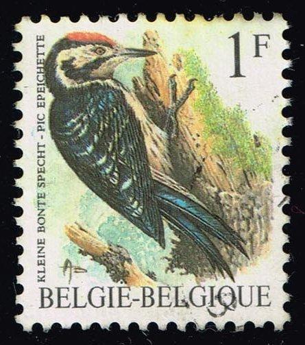 Belgium #1217 Pic epeichette Bird; Used (0.25)