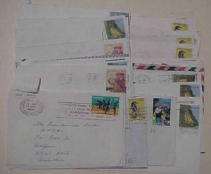 AUSTRALIA  49 DIFF. SMALL COVERS 1980's  