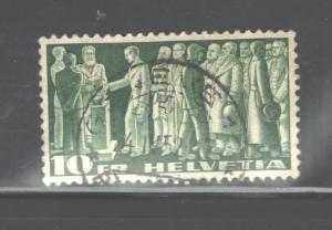 SWITZERLAND 1938 #246 (Granite Paper) USED $35.00
