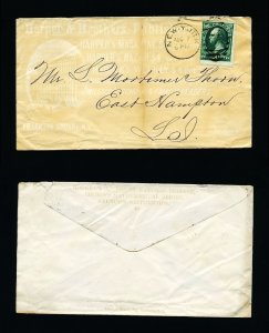 # 158 Illustrated advertising cover Harper Publishing, New York, NY - 8-7-1870s