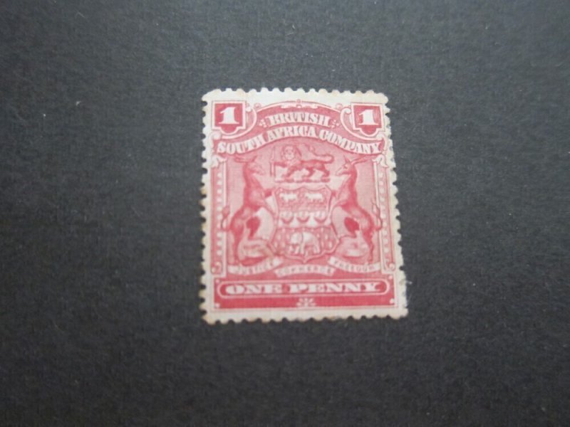 Rhodesia 1898 Sc 60 MH