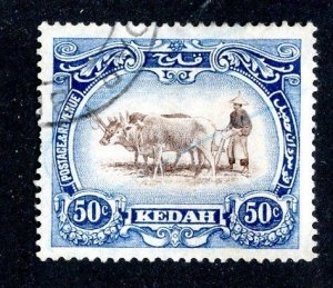 1925 Kedah  Sc# 41 used cv $27.50 ( 8018 BCXX )