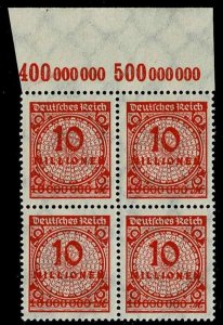 Germany 1923, Sc.#286 MNH, Plate Print with Margin A.