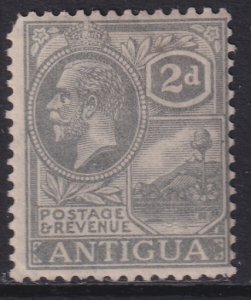 1921 - 1929 Antigua KGV King George V 2 pence MMH Wmk 4 Sc# 48 CV $4.50 Stk #2