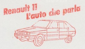 Meter cut Switzerland 1983 Car - Renault 11