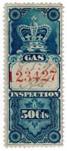 (I.B) Canada Revenue : Gas Inspection 50c