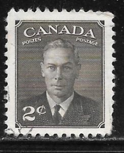 Canada 285: 2c George VI, used, VF