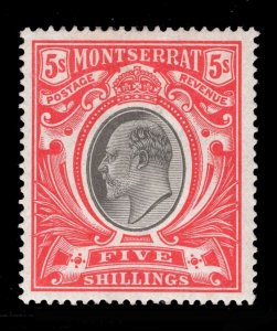 MOMEN: MONTSERRAT SG #23 1903 CROWN CC MINT OG H £160 LOT #67600*