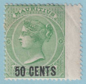 MAURITIUS 57  MINT HINGED OG * CREASED - QMC