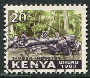 KENYA 1963 - 20c USED