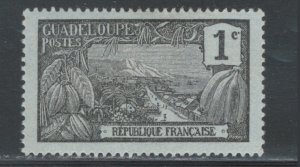 Guadeloupe 1905 Harbor at Basse-Terre 1c Scott # 54 MH