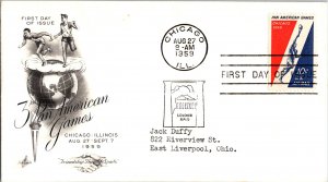 United States, Illinois, United States First Day Cover, Sports