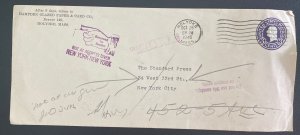 1945 Holyoke MA USA Postal Stationery Commercial  Cover To New York