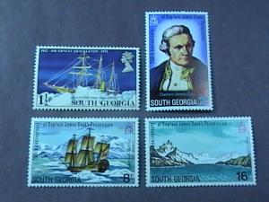 SOUTH GEORGIA # 31-34 -MINT/HINGED-COMPLETE SET---QEII---1972