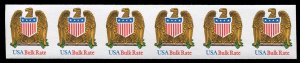 United States, 1930-Present #2603a, 1998 10c Eagle and Shield, imperf. horizo...