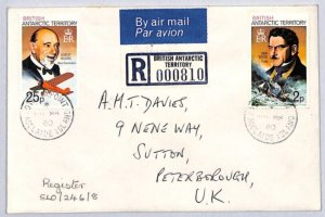 BRITISH ANTARCTIC TERRITORY Cover 1980 *ROTHERA POINT* SURVEY Cachet POLAR ZT129