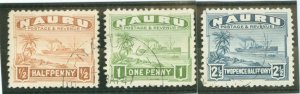 Nauru #17-18/21  Single